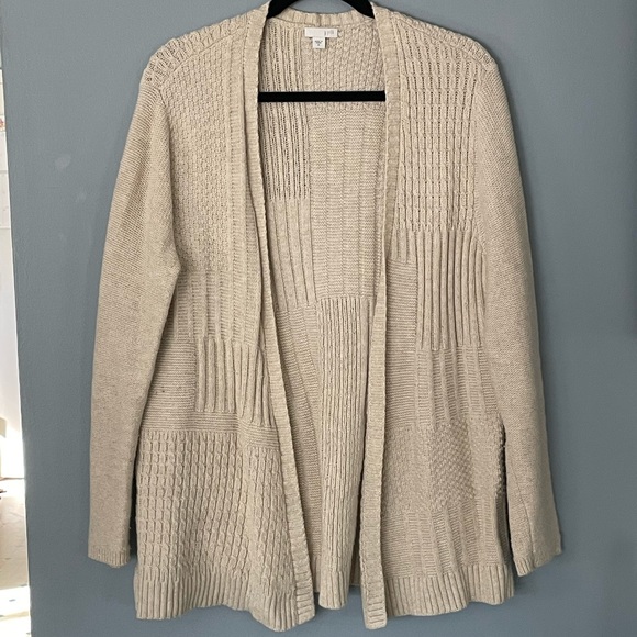 EUC J.Jill Cozy Cable Cardigan - Picture 2 of 7